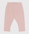 Pantaloni in tessuto felpato per bebè rosa SALINE