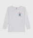 T-shirt bambina a maniche lunghe in cotone