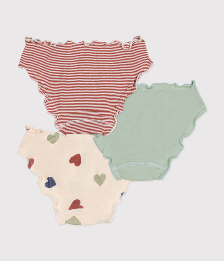 Set di 3 slip graziosi in cotone bambino variante 1