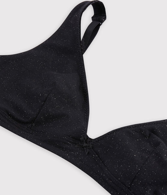 Reggiseno brillante donna nero NOIR/ ARGENT