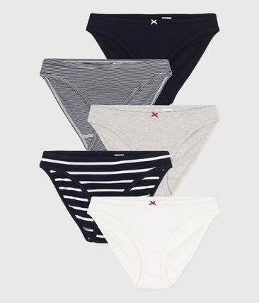 Confezione da 5 slip in cotone donna-image