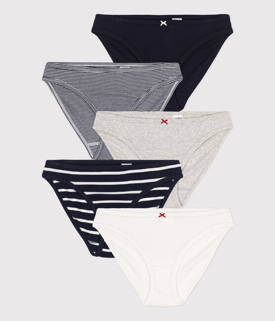 Confezione da 5 slip in cotone donna variante 1