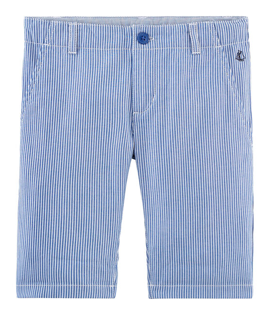 Bermuda bambino blu SURF/bianco ECUME