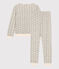 Pigiama donna in cotone bianco AVALANCHE/ ROVER/ MULTICO