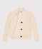Cardigan a costa inglese in cotone donna ecru AVALANCHE