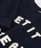 Maglia in tessuto felpato bambino blu SMOKING