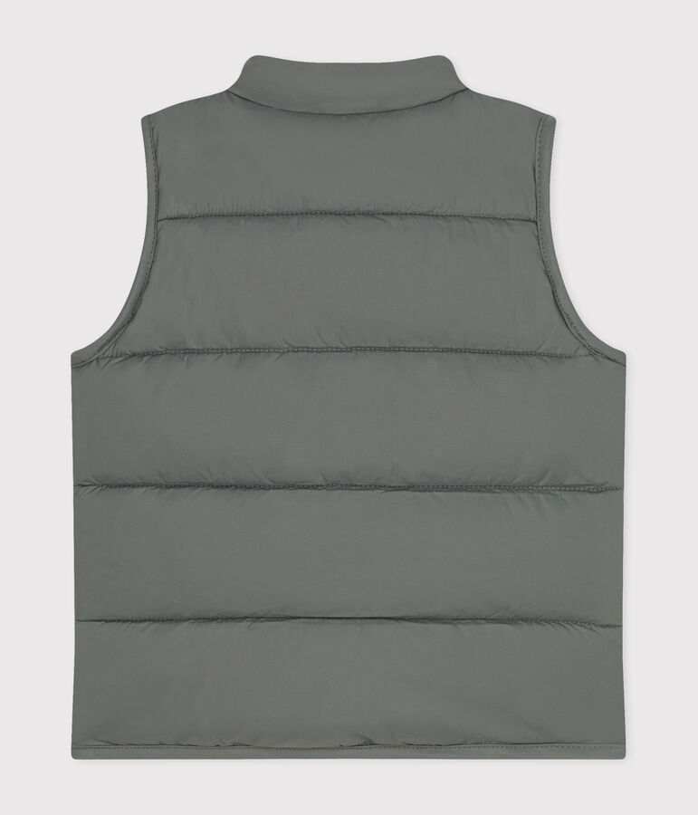 Piumino senza maniche trapuntato beb&egrave; verde