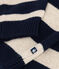 Pull in tricot di lana e cotone bambino blu SMOKING/ AVALANCHE
