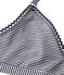 Reggiseno a triangolo donna millerighe blu ABYSSE/bianco LAIT