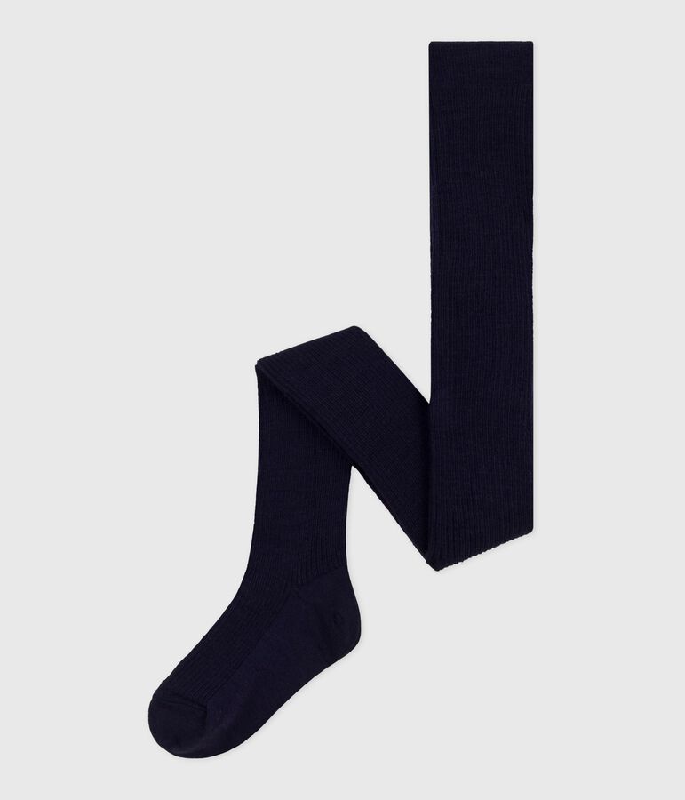 Collant in lana bambina blu SOIR