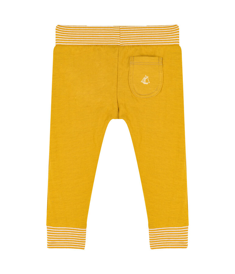 Pantalone beb&egrave; in tubique giallo BOUDOR CN