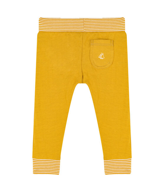 Pantalone bebè in tubique giallo BOUDOR CN