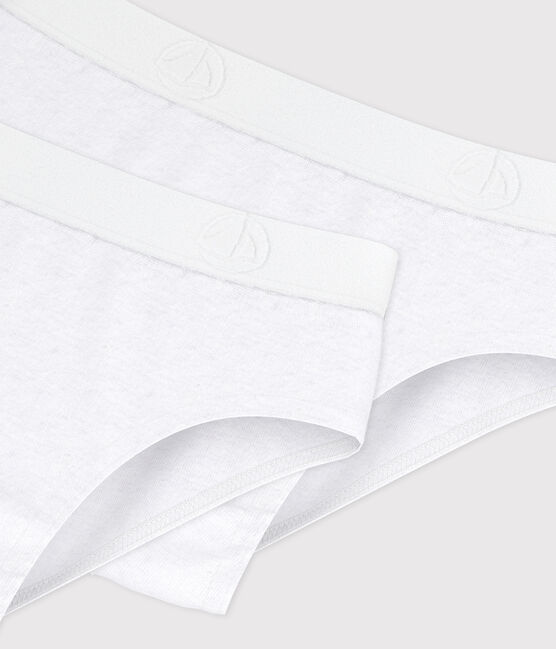 Set di 2 slip in cotone tinta unita bambino variante 1