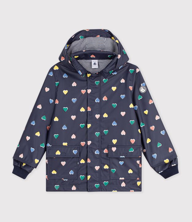 Cerata con stampa a cuori bambino blu/multicolore