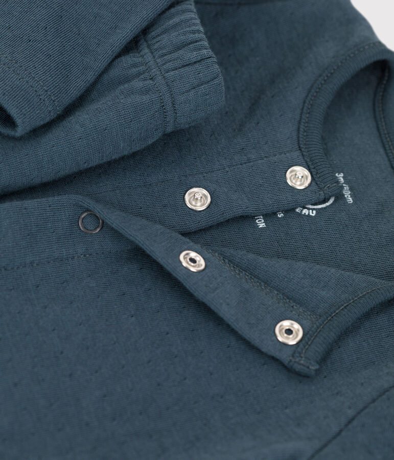 Completo 2 pezzi beb&egrave; in tubique biologico grigio