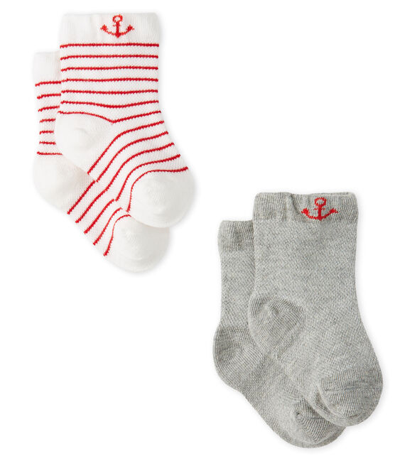 Confezione da 2 paia di calzini leggeri bebè maschio variante 1