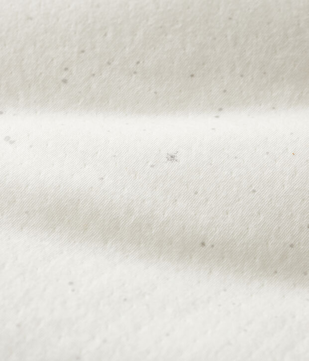 Nido d'angelo bianco beb&egrave; in tubique di cotone biologico bianco