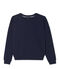 T-shirt donna in cotone stretch blu SMOKING