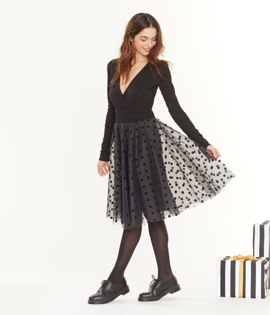 Body scaldacuore donna nero NOIR/giallo OR
