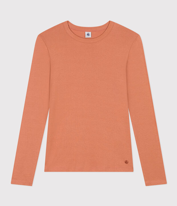 T-shirt L'ICONIQUE girocollo in cotone Donna rosa