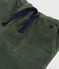 Pantalone bebè in velluto a costine verde VALLEE