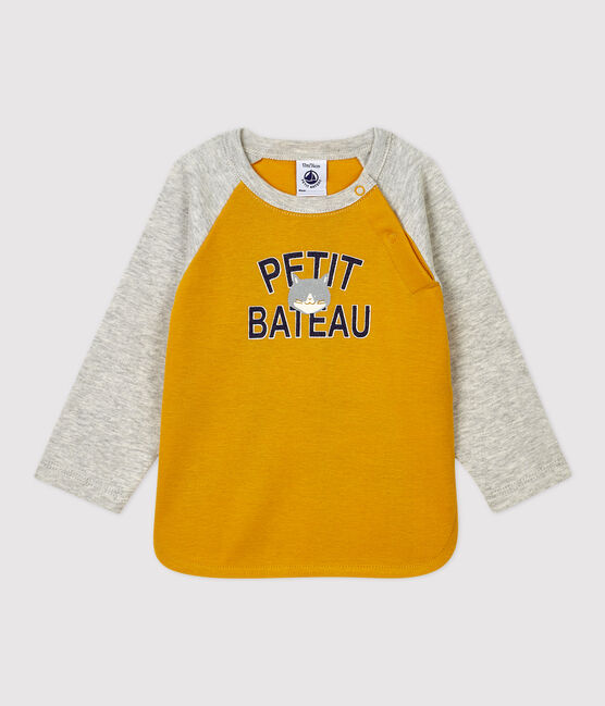 T-shirt in cotone bebè giallo BOUDOR/ BELUGA