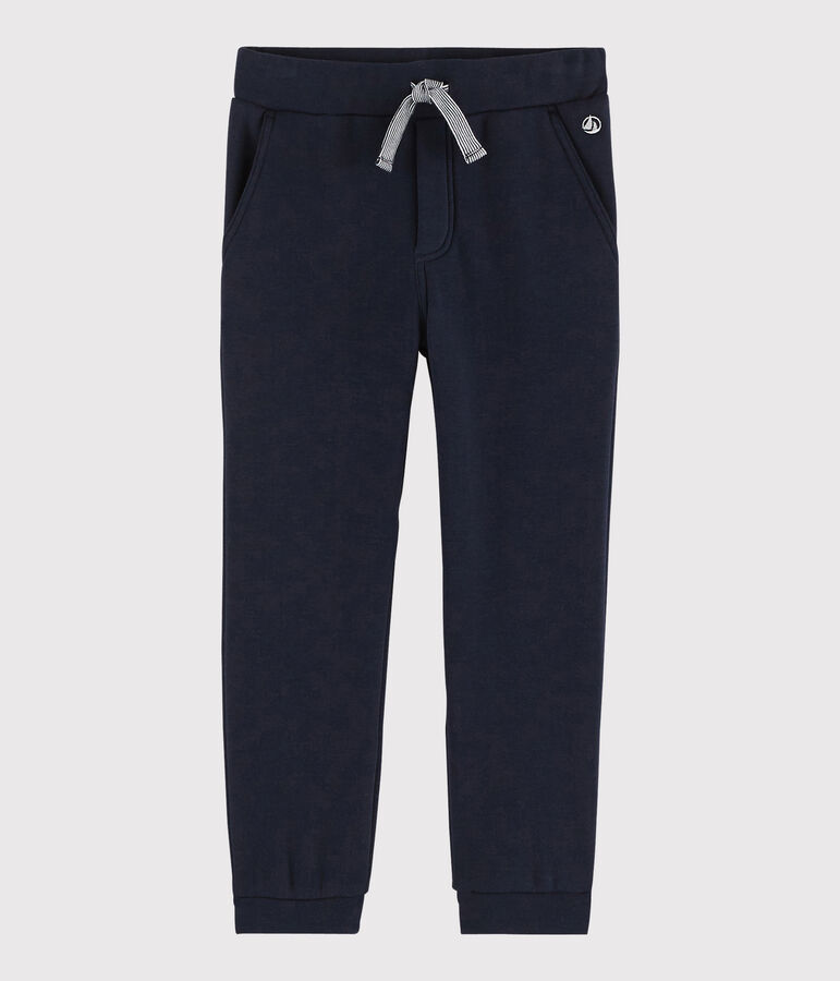 Pantaloni in felpa bambino blu