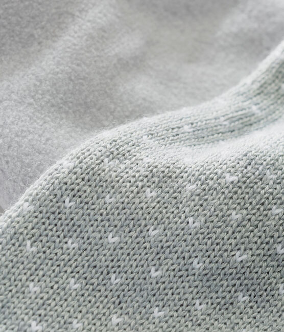 Sciarpa jaquard per bebé unisex grigio SUBWAY/bianco MARSHMALLOW
