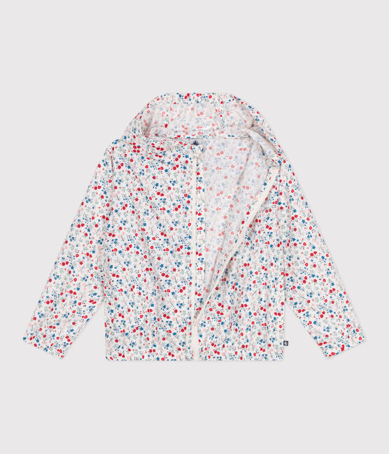 Giacca a vento ultraleggera bambino bianco MARSHMALLOW/bianco MULTICO