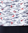 Pigiama bambino con scollo a serafino blu SMOKING/bianco ECUME/ MULTICO