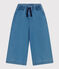 Pantaloni ampi in denim leggero bambina blu DENIM CLAIR