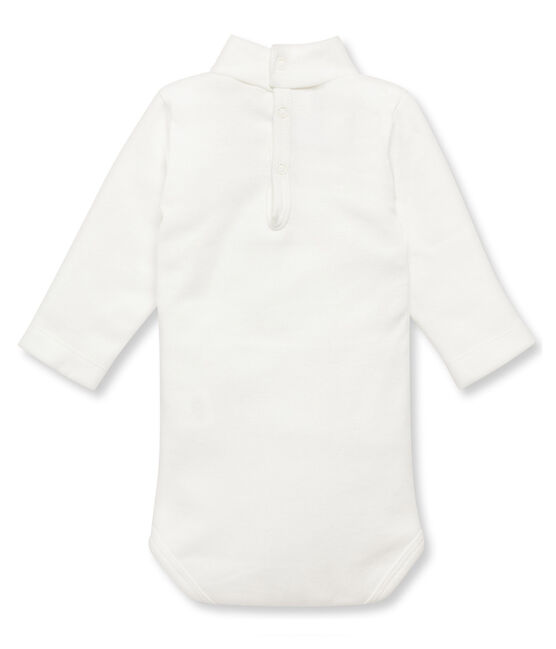 Body collo alto per bebé unisex bianco MARSHMALLOW