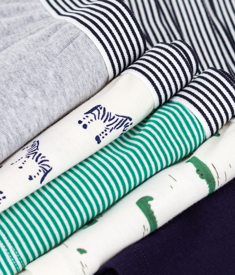 Set di boxer in cotone con stampa di animali bambino multicolore