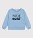 Felpa in molleton stampato bambino unisex