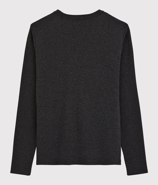 T-shirt girocollo iconica in cotone Donna grigio CITY CHINE