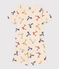 Pigiama short fantasia monopattino in cotone bambino bianco AVALANCHE/ MULTICO