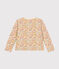 Cardigan in tubique bambina AVALANCHE/ CUIVRE/ MULTICO