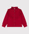 Blusa in velluto fine bambina rosso CORRIDA