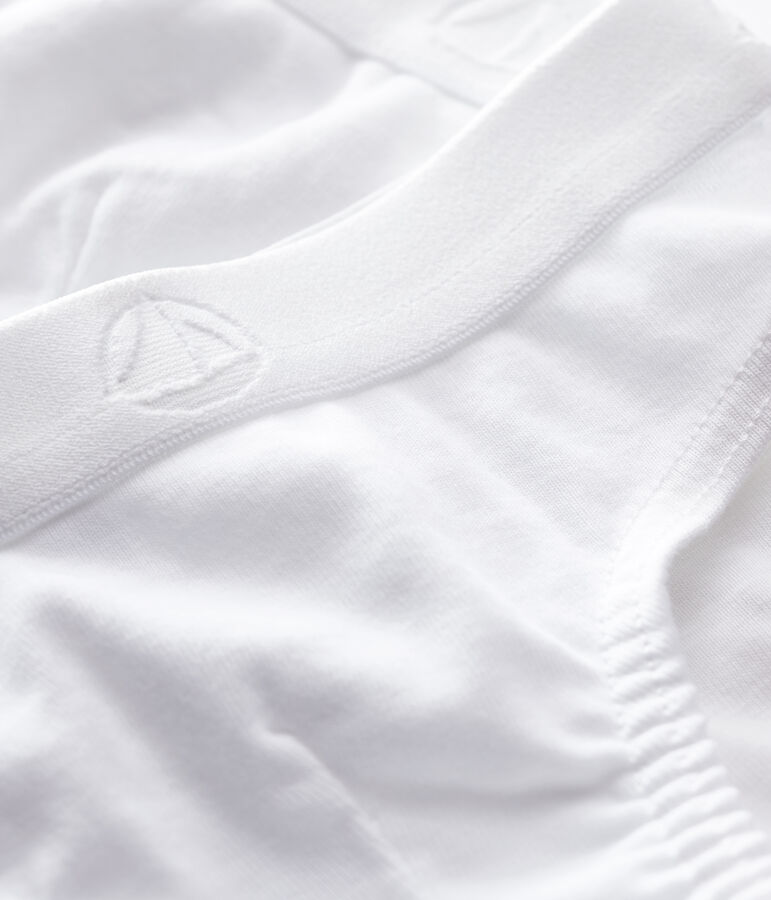 Confezione da 2 slip bianchi bambino variante 1