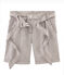 Short bambina rosso VINO/bianco MARSHMALLOW