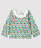 Blusa a manica lunga bebè femmina bianco MARSHMALLOW/bianco MULTICO