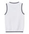 Pull bambino senza maniche con logo bianco MARSHMALLOW