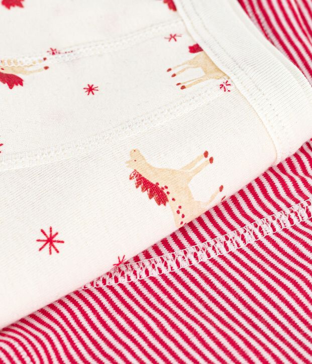 Set di boxer in cotone con stampa di cavalli in vita bambino multicolore