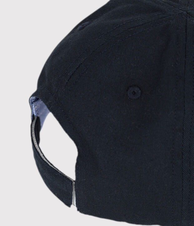 Berretto a tinta unita blu bambino blu