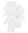 Lotto di 5 bodies a maniche lunghe per bebé unisex variante 1