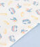 Set da 2 T-shirt a maniche corte in cotone con furgoni stampati bambino variante 1