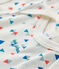 Body manica corta bebè maschietto-bambina bianco MARSHMALLOW/bianco MULTICO