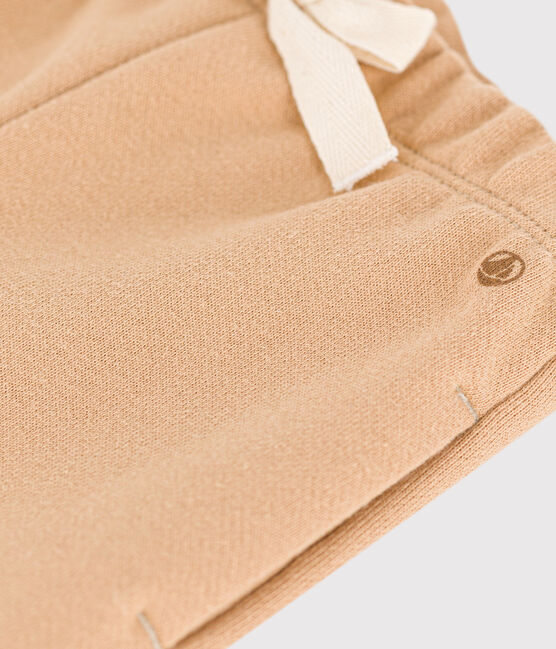Pantaloni in tessuto felpato per bebè beige TOURONE