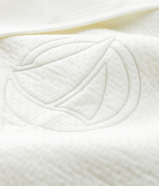 Copertina bebè in tubique trapuntato di cotone biologico bianco MARSHMALLOW
