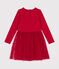 Abito in jersey pesante e tulle bambina COULIS